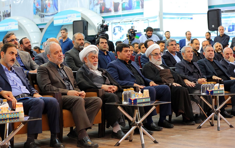 جمعی از مقامات دولتی حاضر در مراسم